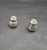 Mexican Vintage 1950s Mid Century Ortega Mexican 900 Coin Silver Salt & Pepper Shakers For Sale - Image 3 of 5
