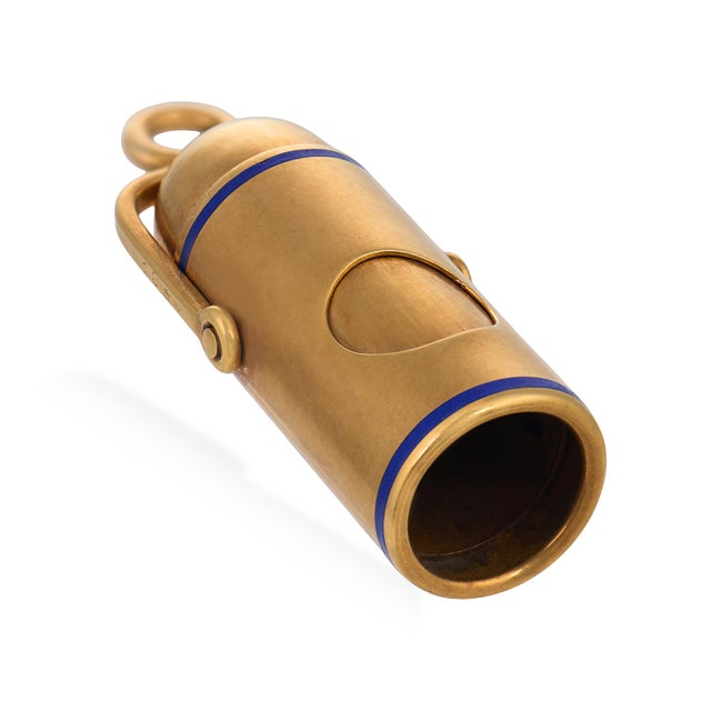 Contemporary Cartier Vintage 14k Yellow Gold Cigarette Cutter Pendant For Sale - Image 3 of 8