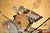 1970s "Samurai", 1970s Showa Era Japanese Painted Byobu Screen For Sale - Image 5 of 18