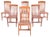 Portuguese Dining Chairs from Olaio, 1950s, Set of 6 For Sale - Image 4 of 4
