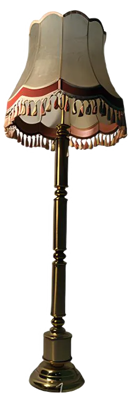 Brass Floor Lamp, 1970s