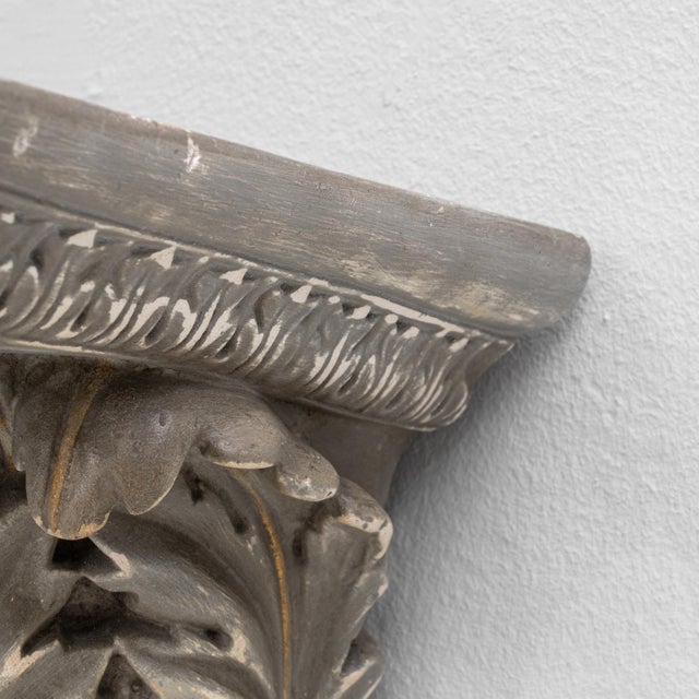1900s French Plaster Pedestal Shelf For Sale - Image 11 of 18