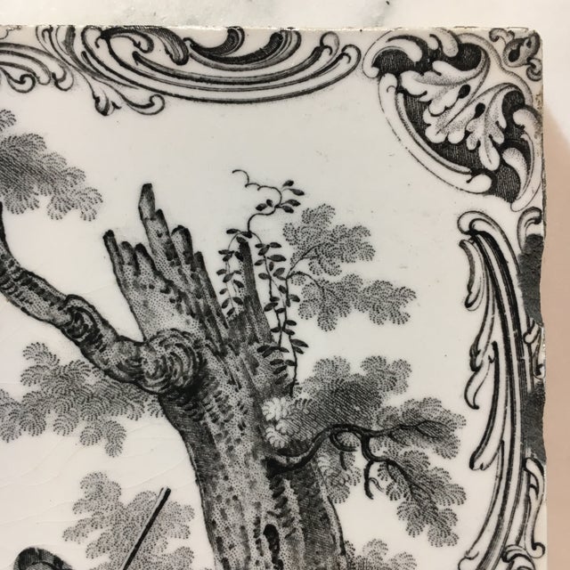 Minton Watteau Series - Minton's China Works Tile - I For Sale - Image 4 of 7