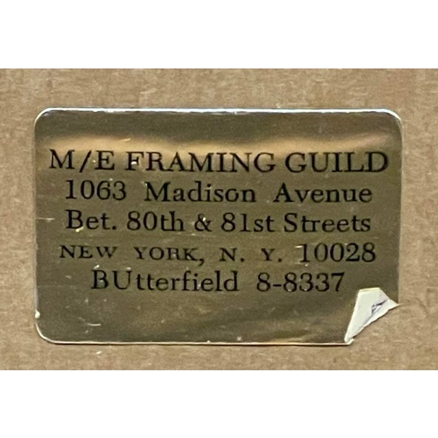 Chinese Export, Ink & Graphite, Vintage Chinese Wall Decorations, Bamboo, 1930s For Sale - Image 11 of 12