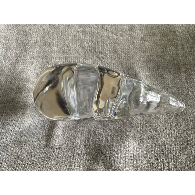 Glass Baccarat Crystal Polar Bear Figurine For Sale - Image 7 of 7