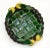 Mid-Century Modern Marked Vallauris France Ceramic Lemon Basket Green & Yellow Mid-Century Modern For Sale - Image 3 of 13