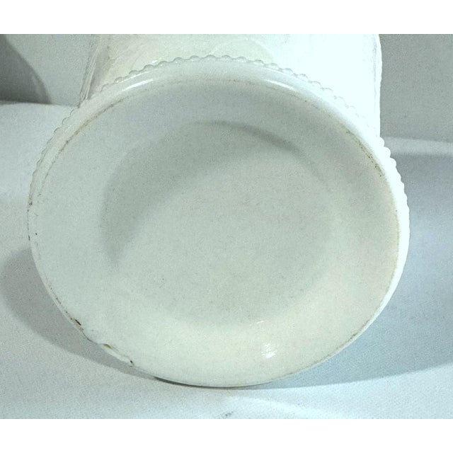 Late 19th Century Atterbury Milk Glass Jar For Sale In Philadelphia - Image 6 of 7