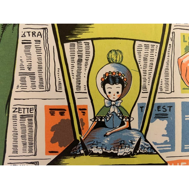 1946 Scottie Dog and Doll Print Illustrations - a Pair For Sale - Image 4 of 6