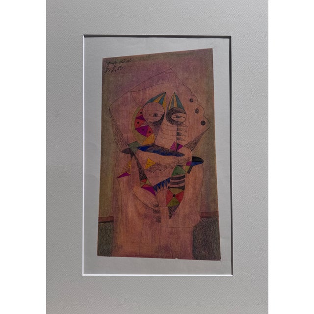 Manuel Navarro Fuertes, Abstract Composition, 1983, Mixed Media For Sale - Image 6 of 6