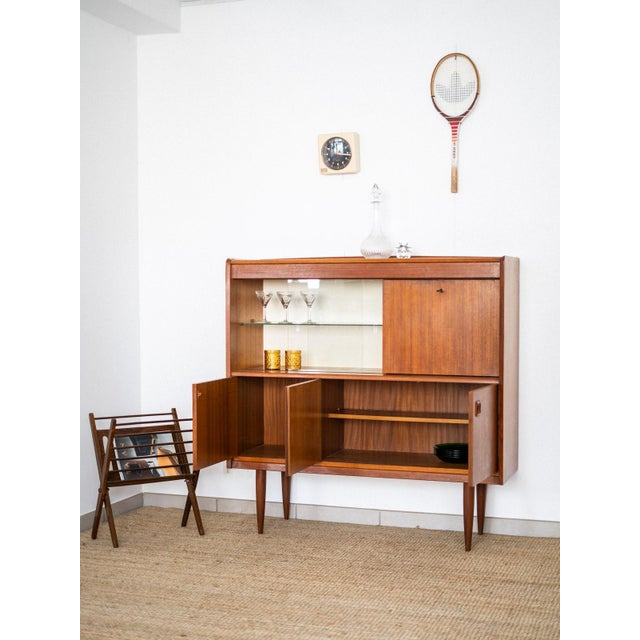 Vintage Teak Bar Cabinet, 1960s For Sale - Image 11 of 14