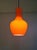 Orange Space Age Orange Opaline Glass Pendant from Targetti Sankey, Italy, 1960s-1970s For Sale - Image 8 of 12