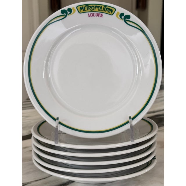 Porcelain De Paris Dessert Plates - Set of 6 For Sale - Image 9 of 14