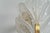 Vintage Hollywood Regency Murano Graniglia Glass Leaf Wall Sconces in Brass, 1970s, Set of 2 For Sale - Image 6 of 18