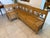 Farmhouse Corner Bench with Storage Function in Natural Wood For Sale - Image 4 of 15