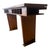 Vintage Bank Writing Table With Pigeonhole Cubbies, 72″ Console For Sale - Image 4 of 4