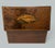 Antique Georgian Mahogany Satinwood Inlaid Jewelry Cigar Conch Shell Casket Box For Sale - Image 6 of 9