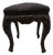 Late 19th Early / 20th Century Mahogany Stool With Ornately Carved Cabriole Legs, and Apron Consistent With Victorian or French Provincial Styling. For Sale