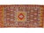 Wool on wool pile genuine hand made vintage Moroccan rug-