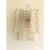Hammered Murano Glass Chromed Wall Sconces by Simoeng, Set of 2 For Sale - Image 9 of 12