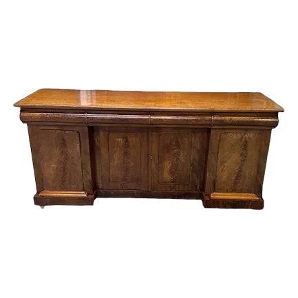 English Mahogany Sideboard For Sale