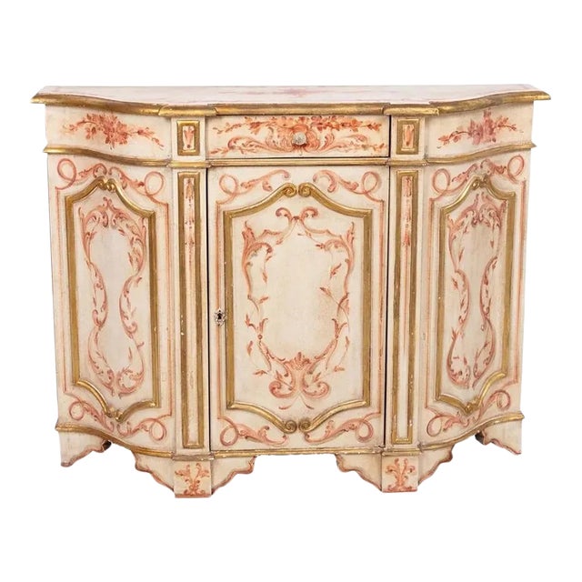 Painted Florentine Style Credenza For Sale
