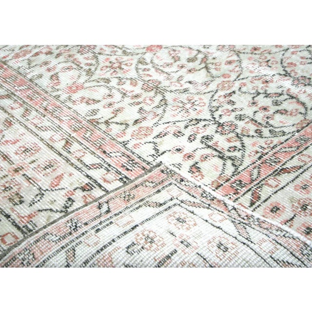 1960s Turkish Oushak Rug For Sale - Image 4 of 7