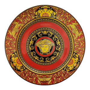 Large Vintage Gianni Versace "Medusa" Porcelain Charger Plate for Rosenthal
