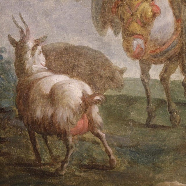 Romantic Pastoral Scene, 1770, Oil on Canvas, Framed For Sale - Image 12 of 15