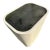 Contemporary Shagreen Plinth Side Table With Mercury Mirror Top For Sale - Image 3 of 10