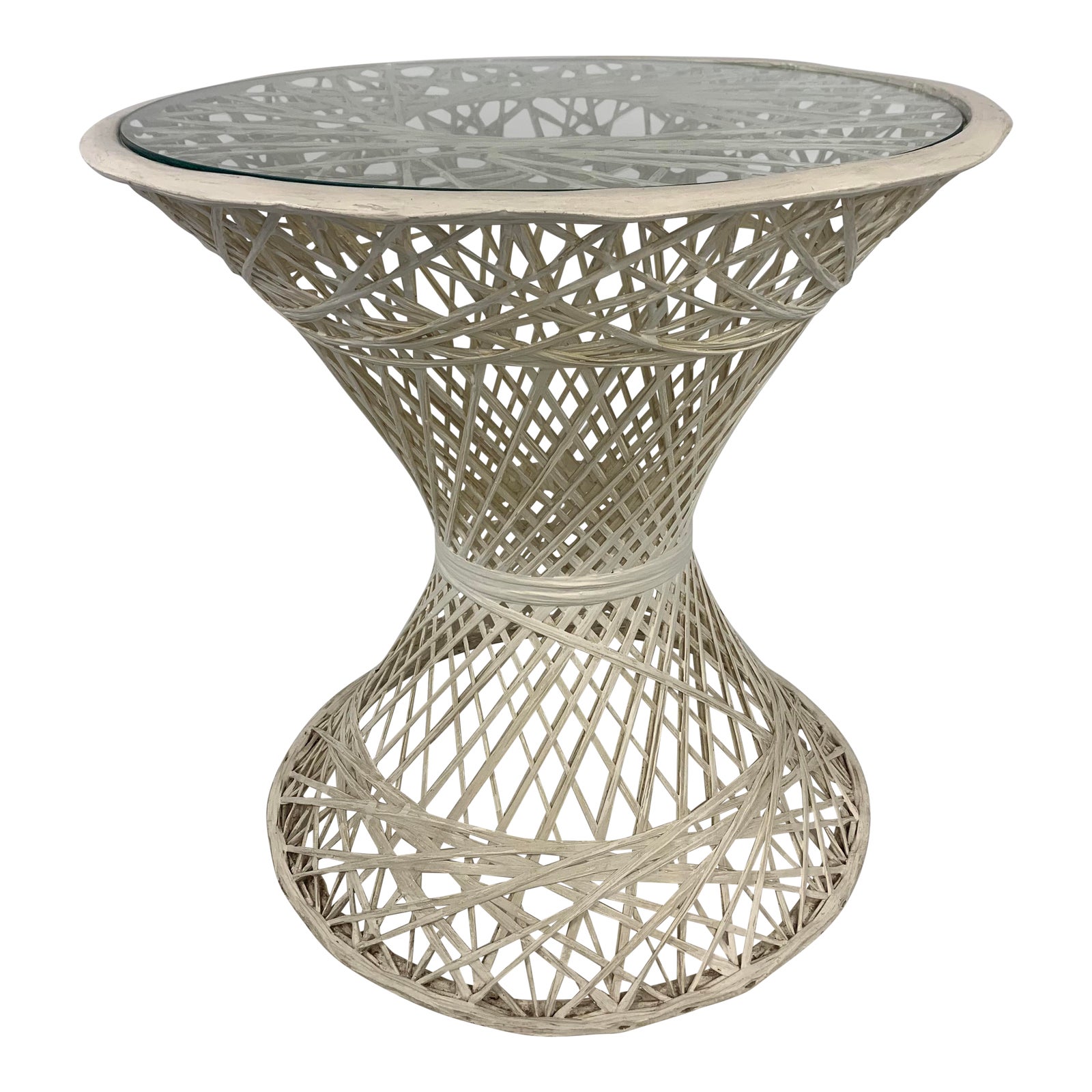 MidCentury Russell Woodard Spun Fiberglass Stand Chairish