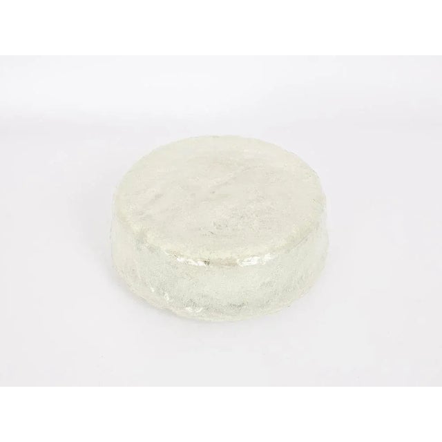 Glass Round Murano Glass Flush Mount attributed to Limburg, Germany, 1970s For Sale - Image 7 of 8