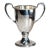 Neat Antique Silverplate Double Arm Trophy Cup "Best Frill" For Sale