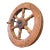 Vintage Mid Century Modern Wooden Spinning Wheel For Sale