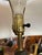 1960s Vintage Mid-Century Sculptural Cast Metal Owl Table Lamp With Walnut Base For Sale - Image 5 of 12