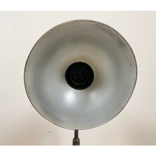 Black Industrial Table Lamp from Siemens, 1930s For Sale - Image 10 of 16
