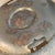 Mid 20th Century Large Aluminum and Rattan Decorative Floral Motif Serving Tray For Sale - Image 9 of 10