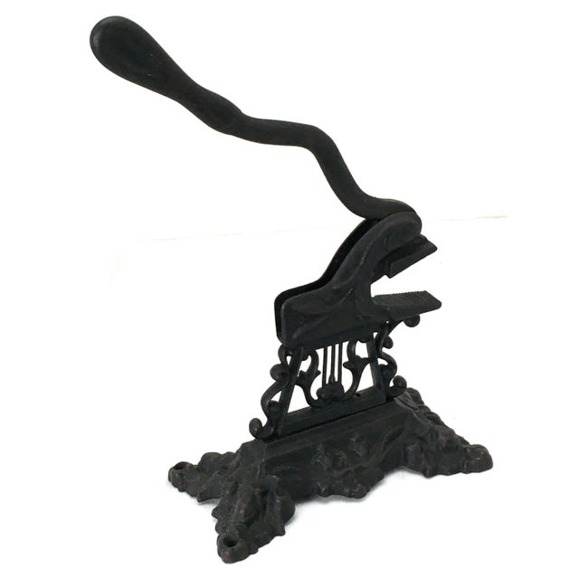 Black Ornate Antique American Victorian Cast Iron Table Top Nut Cracker Circa 1880s For Sale - Image 8 of 13