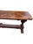 1990s Thomasville Fine Burl Trestle Table Parque Top Console Hall Table Jacobean Style For Sale In Philadelphia - Image 6 of 15