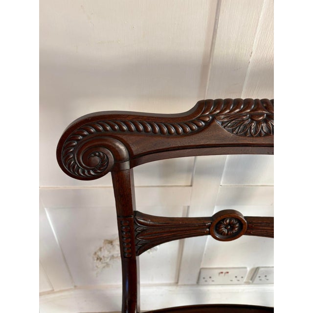 Antique Regency Dining Chairs, 1830s, Set of 6 For Sale - Image 11 of 15