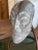 Surrealist Carved Stone Face Sculpture Steel Base Tribal Style Raw Wood Pedestal For Sale - Image 10 of 17