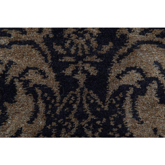 Modern Modern Tibetan European-Inspired Wool & Silk Rug by Doris Leslie Blau For Sale - Image 3 of 5