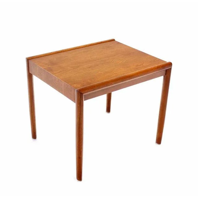 Mid Century Modern Walnut Nesting Tables - Set of 3 For Sale - Image 6 of 9