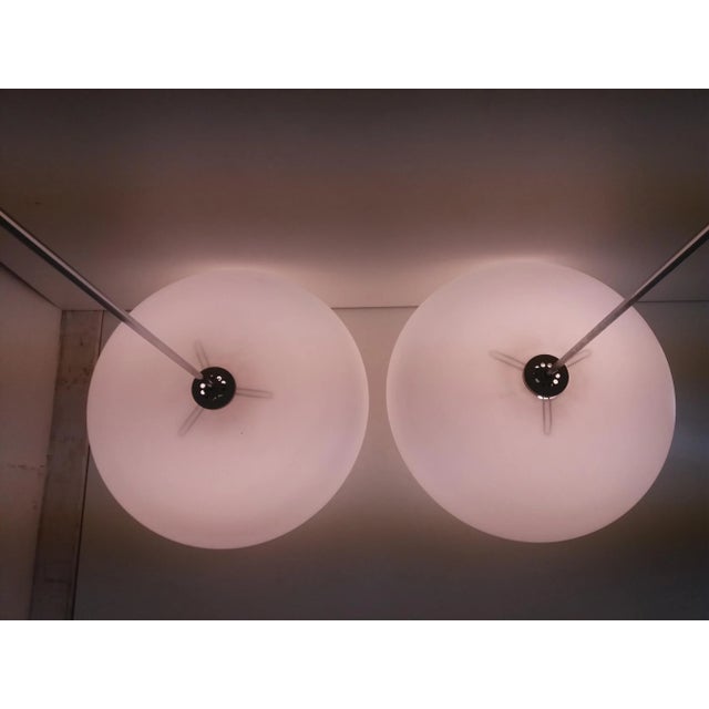 1970s Mid-Century Glass Pendant from Napako, 1970s For Sale - Image 5 of 11