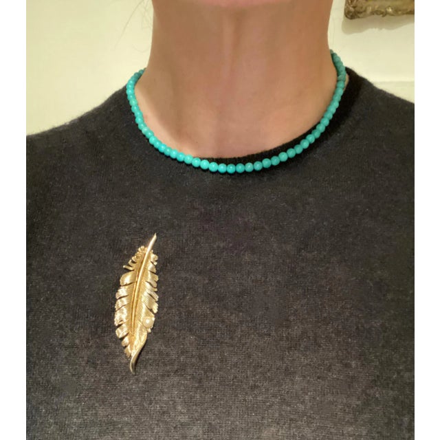 Turquoise Necklace and Choker Necklace For Sale In New York - Image 6 of 13