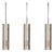 Vintage Brass Trombone Pendant Lamps by Jo Hammerborg for Fog and Mørup, 1960s, Set of 3 For Sale