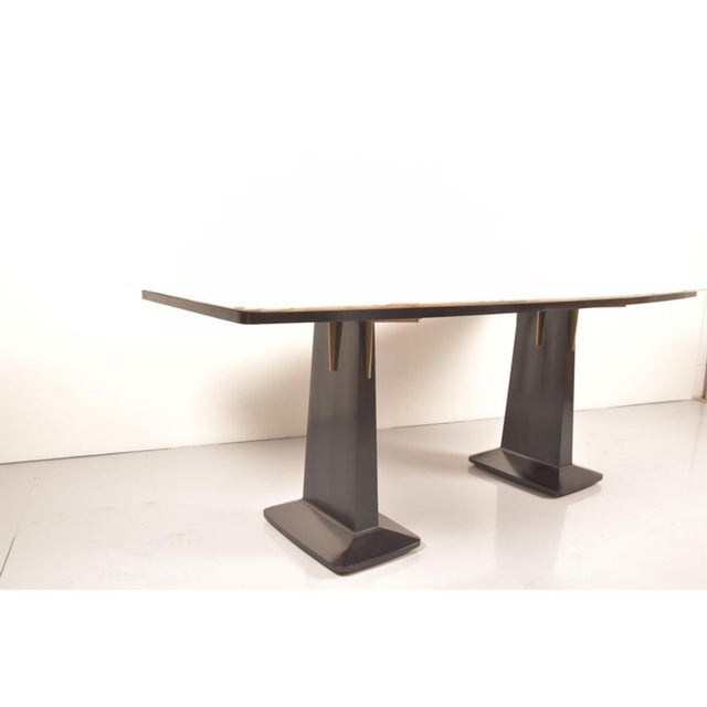 Black Dining Table by Osvaldo Borsani, 1950 For Sale - Image 8 of 14