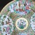 19th Century Antique Chinese Qing Dynasty Rose Medallion Porcelain Plate, 1820 For Sale - Image 5 of 7