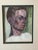 Mid 20th Century Vintage Original Male Portrait, Framed For Sale - Image 5 of 9