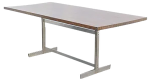 Wenge Dining Table by Jules Wabbes for Mobilier Universel, 1960s