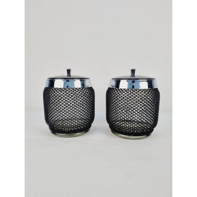 Metal Glass and Metal Ice Bucket, 1970s, Set of 2 For Sale - Image 7 of 12